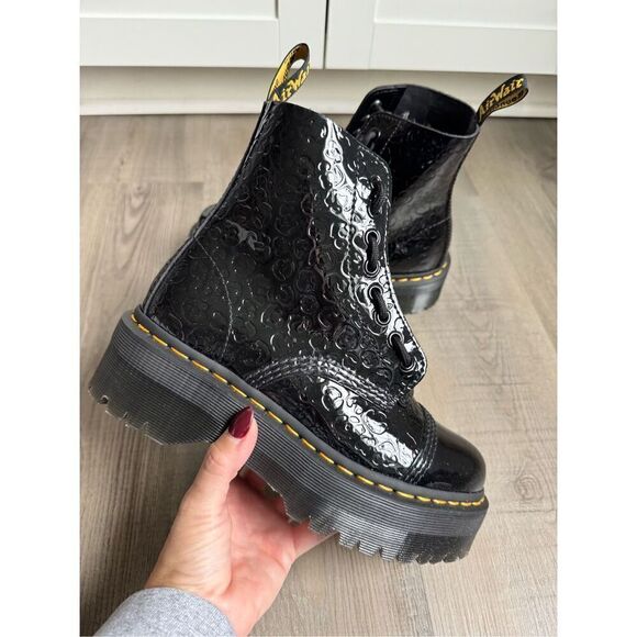 Dr. Martens Sinclair Black Boots NEW Women’s Size 7 - Picture 12 of 14